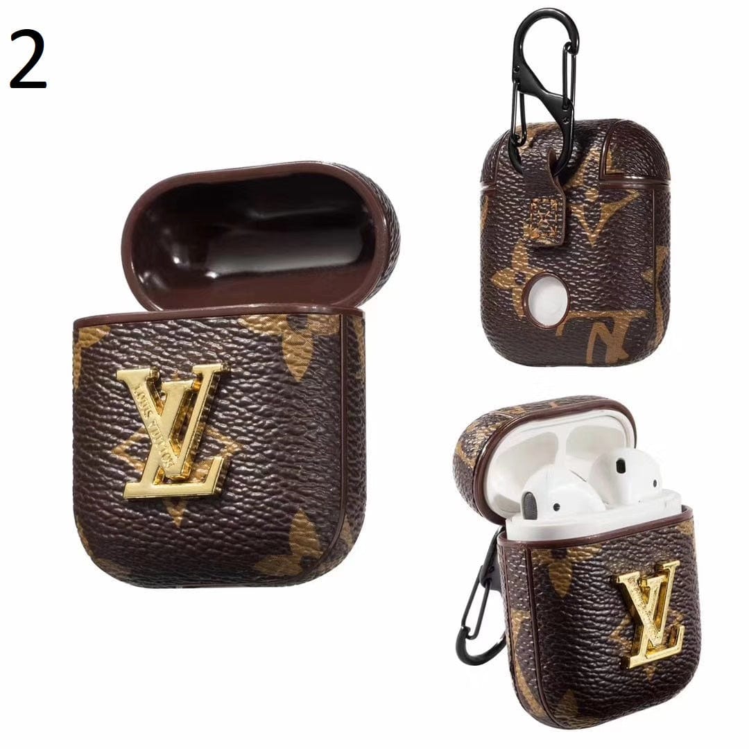 HypedEffects louis vuitton And gucci Airpods 3 Case | Airpods 1 & 2 leather case