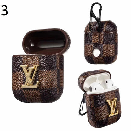HypedEffects louis vuitton And gucci Airpods 3 Case | Airpods 1 & 2 leather case