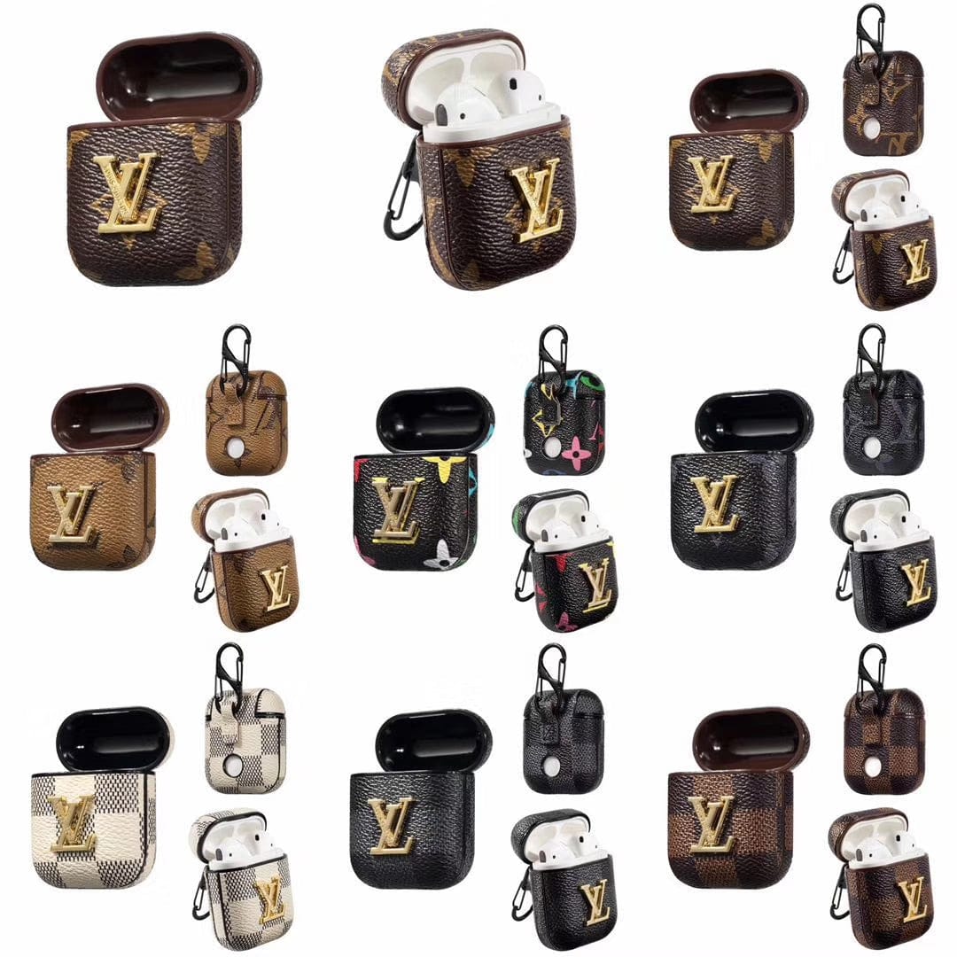 HypedEffects louis vuitton And gucci Airpods 3 Case | Airpods 1 & 2 leather case