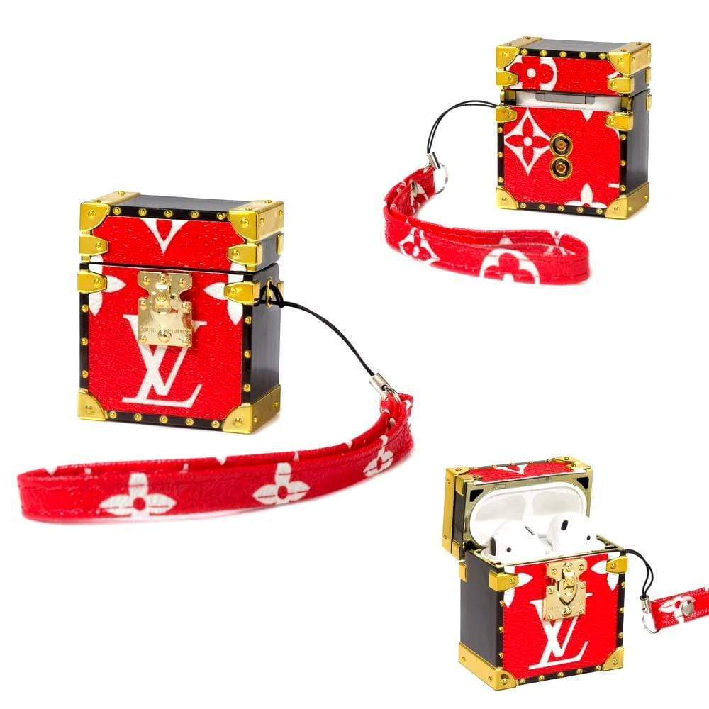 HypedEffects louis vuitton And gucci Airpods Gen 3 Leather Cases | Airpods 1 & 2