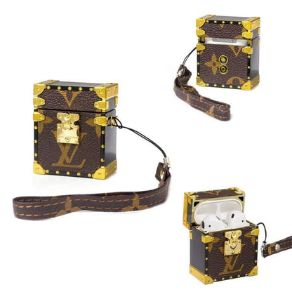 HypedEffects louis vuitton And gucci Airpods Gen 3 Leather Cases | Airpods 1 & 2