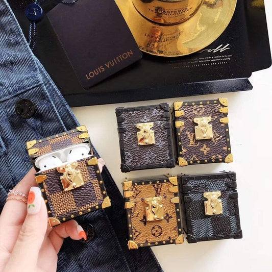 HypedEffects louis vuitton And gucci Airpods Gen 3 Leather Cases | Airpods 1 & 2