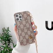 HypedEffects Louis Vuitton And Gucci Back Pocket iPhone 14 Case With Straps