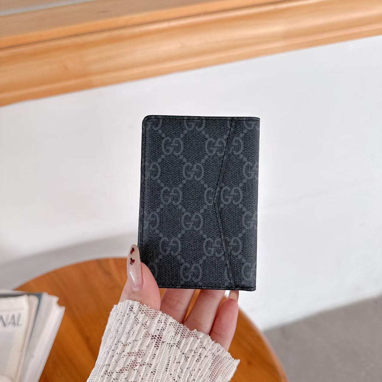 HypedEffects louis vuitton and gucci Slim Card Holder Wallet Luxury Designer Card Case Available in Multiple Styles
