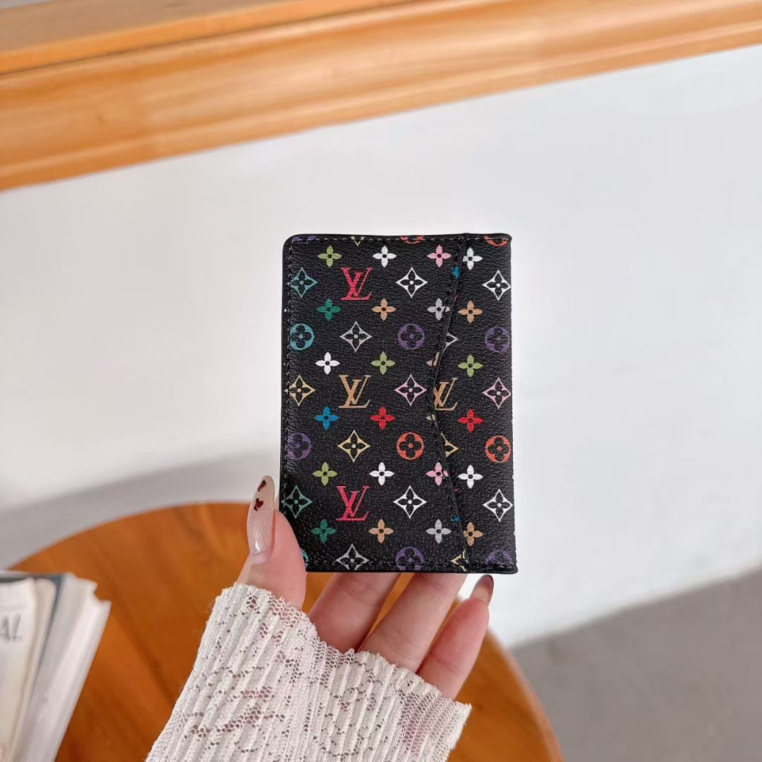 HypedEffects louis vuitton and gucci Slim Card Holder Wallet Luxury Designer Card Case Available in Multiple Styles