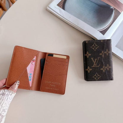 HypedEffects louis vuitton and gucci Slim Card Holder Wallet Luxury Designer Card Case Available in Multiple Styles