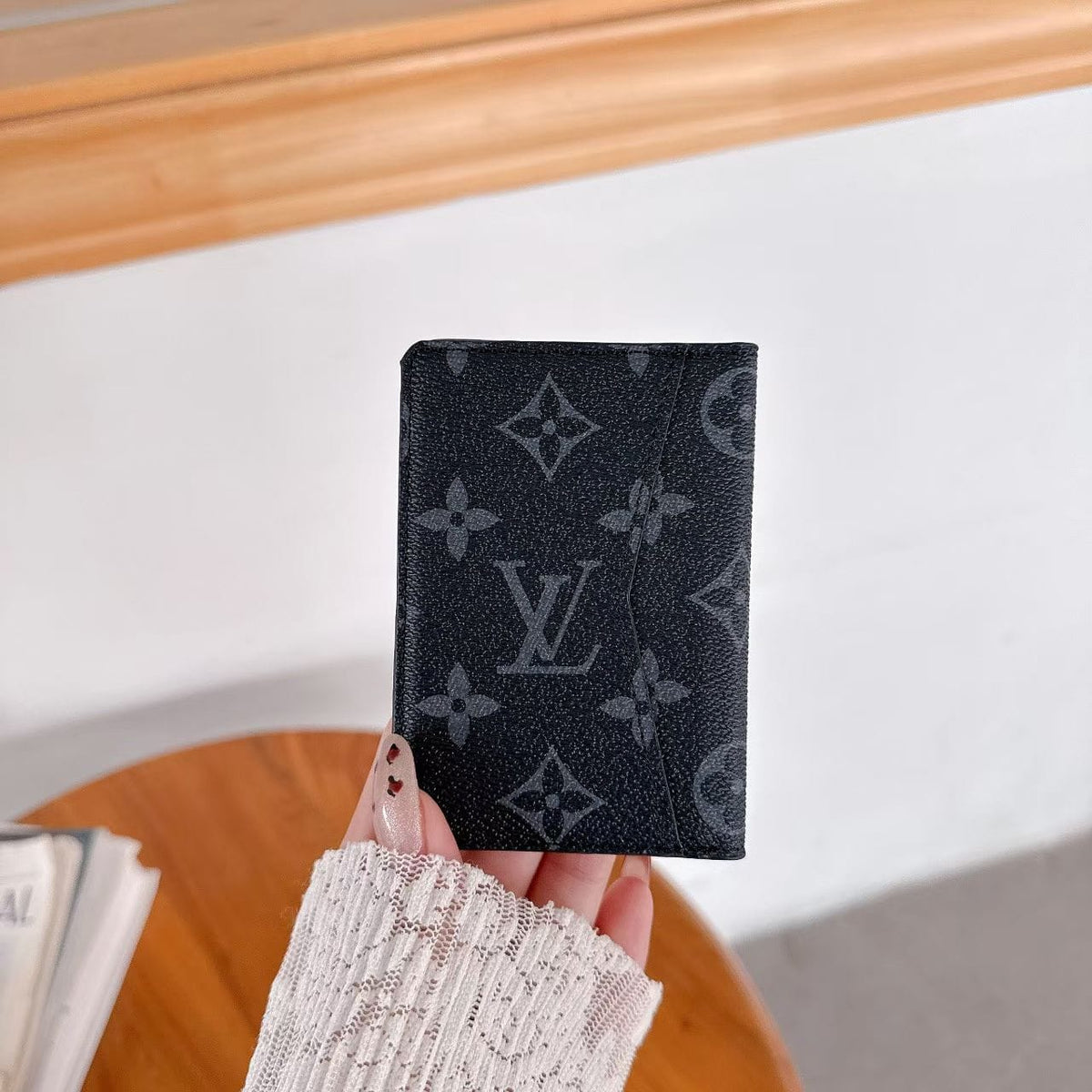 HypedEffects louis vuitton and gucci Slim Card Holder Wallet Luxury Designer Card Case Available in Multiple Styles