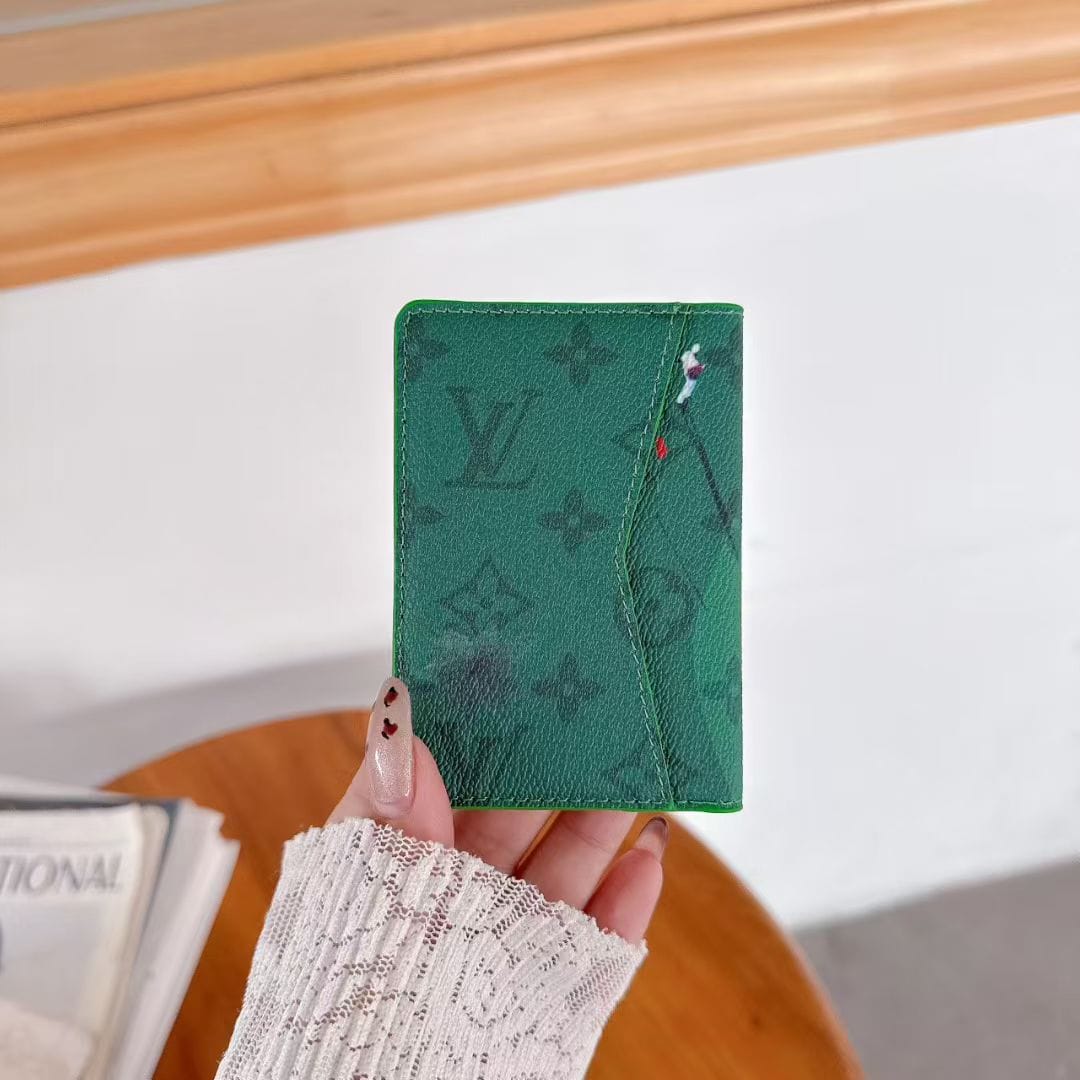 HypedEffects louis vuitton and gucci Slim Card Holder Wallet Luxury Designer Card Case Available in Multiple Styles