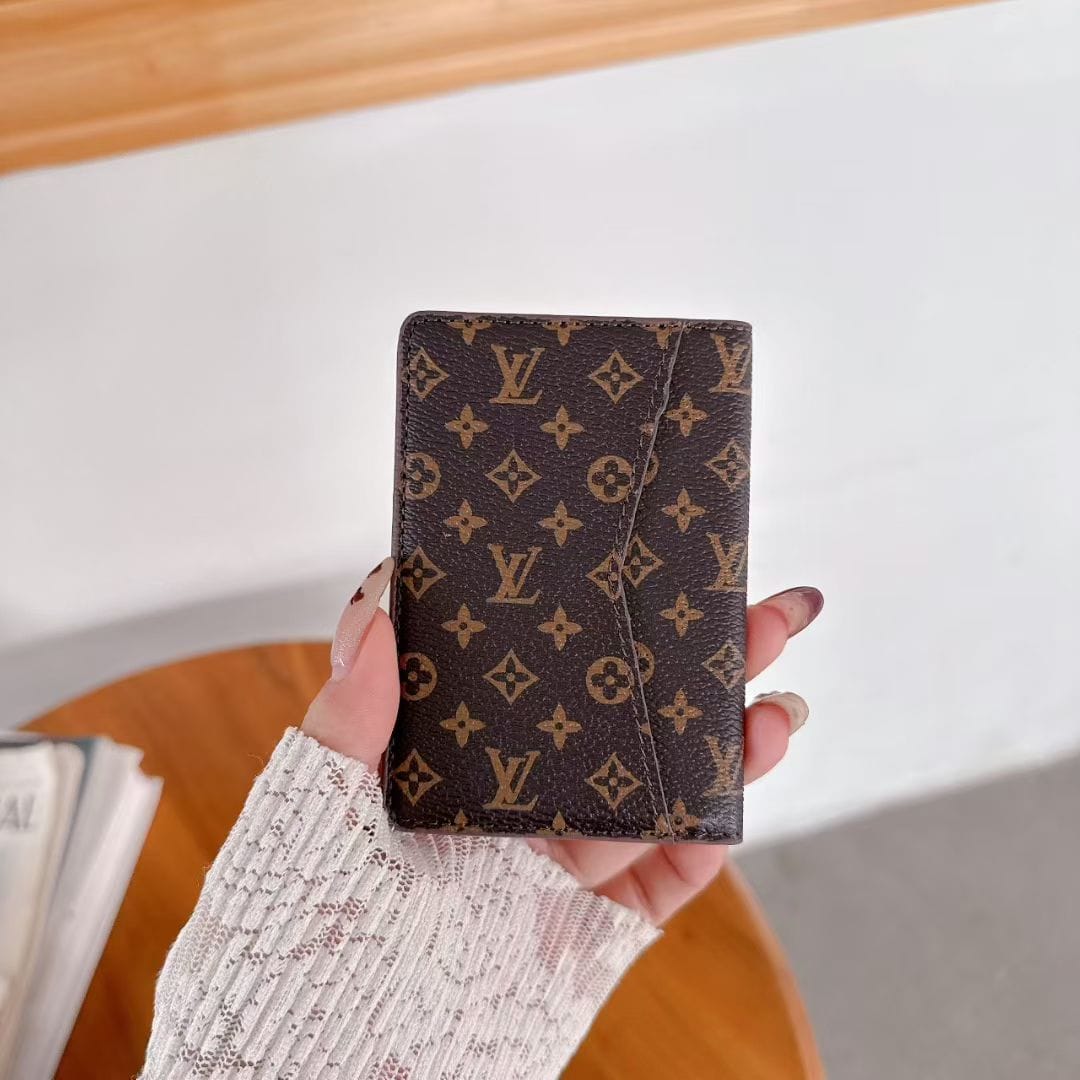 HypedEffects louis vuitton and gucci Slim Card Holder Wallet Luxury Designer Card Case Available in Multiple Styles