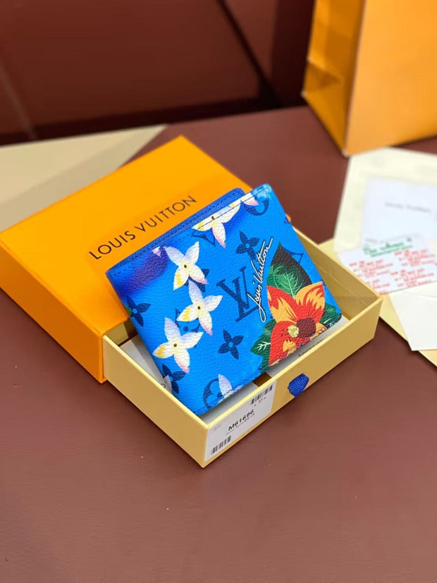HypedEffects Louis Vuitton Blue Slender Wallet