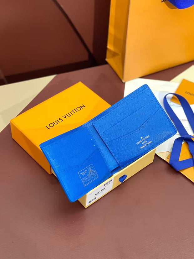 HypedEffects Louis Vuitton Blue Slender Wallet