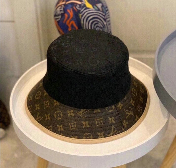 HypedEffects Louis Vuitton Brown Monogram Bucket Hat - Black & Brown