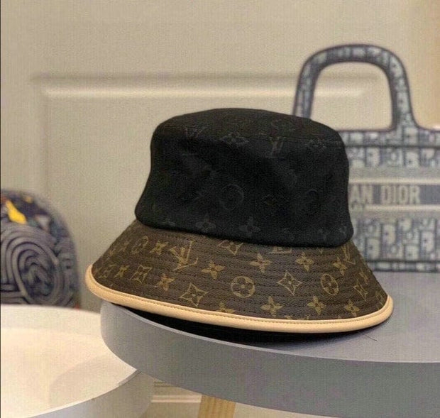 HypedEffects Louis Vuitton Brown Monogram Bucket Hat - Black & Brown