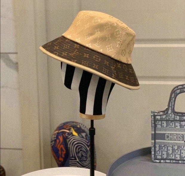 HypedEffects Louis Vuitton Brown Monogram Bucket Hat - Black & Brown