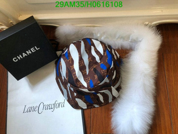 HypedEffects Louis Vuitton Brown Monogram Cowhide Bucket Hat
