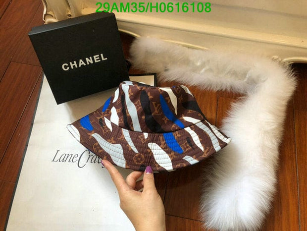 HypedEffects Louis Vuitton Brown Monogram Cowhide Bucket Hat