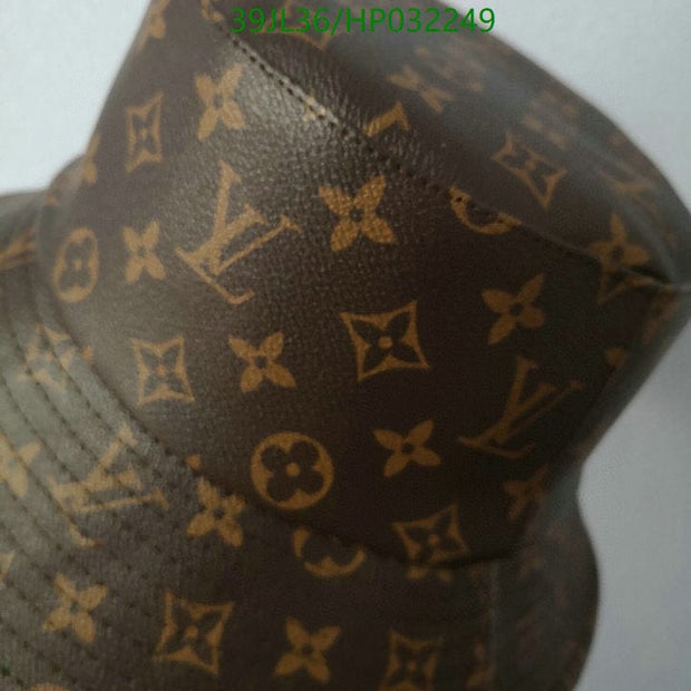 HypedEffects Louis Vuitton Brown Monogram Leather Bucket Hat
