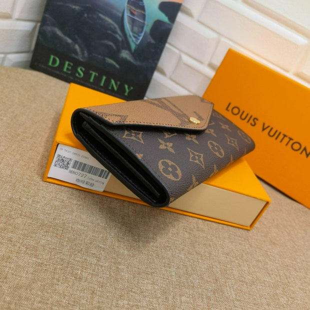 HypedEffects Louis Vuitton Brown Monogram Leather Wallet