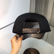 HypedEffects Louis Vuitton Classic Black & Brown Cap - Monogram Signature Design