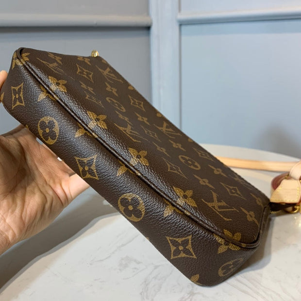 HypedEffects Louis Vuitton Damier and Monogram Crossbody Bag