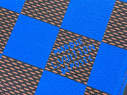 HypedEffects Louis Vuitton Damier Graphite Pochette Voyage MM with Royal Blue Accents