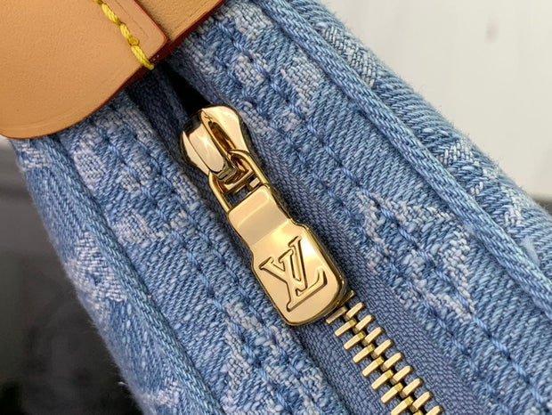 HypedEffects Louis Vuitton Denim Monogram Hobo Bag