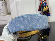 HypedEffects Louis Vuitton Denim Monogram Hobo Bag