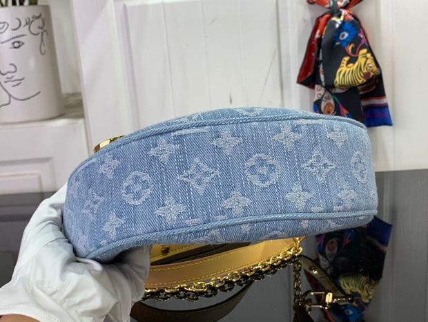 HypedEffects Louis Vuitton Denim Monogram Hobo Bag