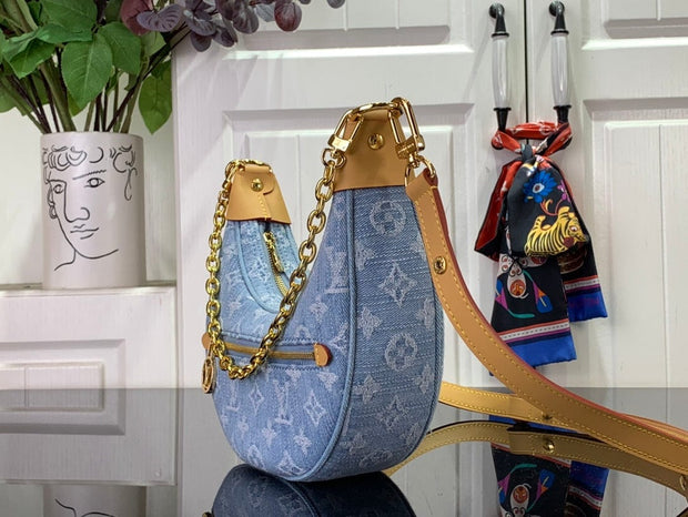 HypedEffects Louis Vuitton Denim Monogram Hobo Bag
