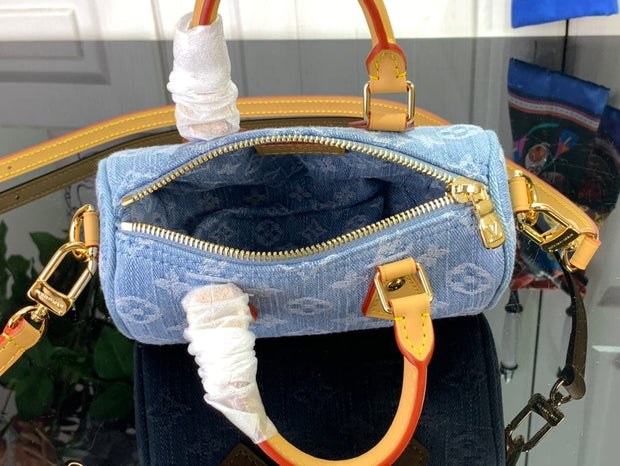HypedEffects Louis Vuitton Denim Monogram Miniature Handbag