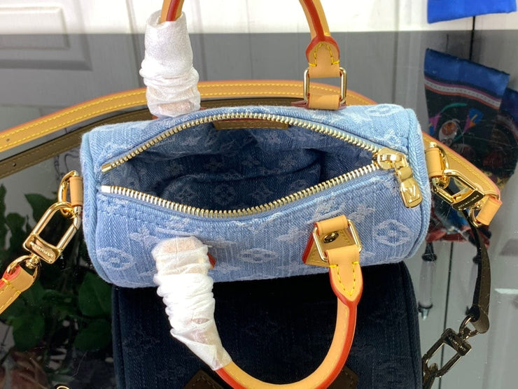 HypedEffects Louis Vuitton Denim Monogram Miniature Handbag