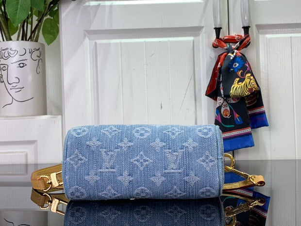 HypedEffects Louis Vuitton Denim Monogram Miniature Handbag