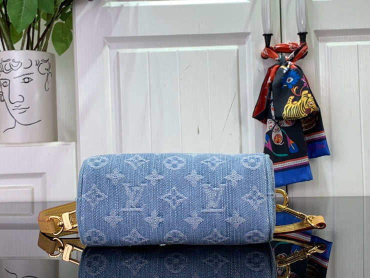 HypedEffects Louis Vuitton Denim Monogram Miniature Handbag