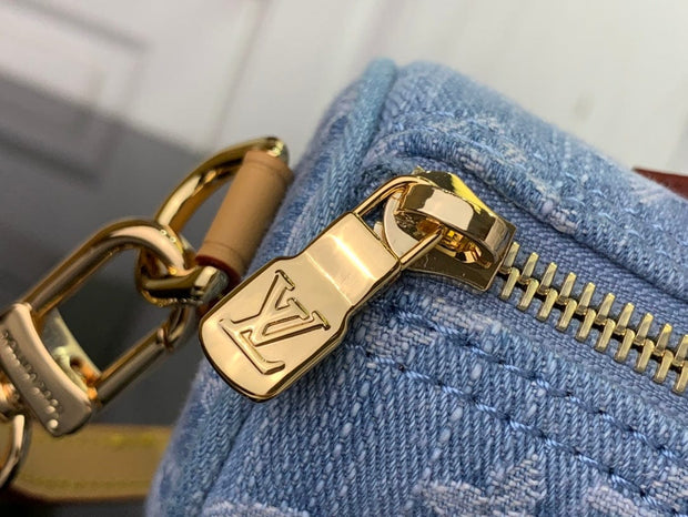 HypedEffects Louis Vuitton Denim Monogram Miniature Handbag