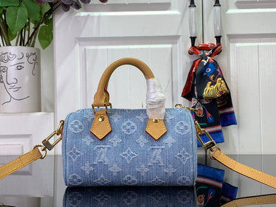 HypedEffects Louis Vuitton Denim Monogram Miniature Handbag