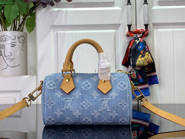 HypedEffects Louis Vuitton Denim Monogram Miniature Handbag