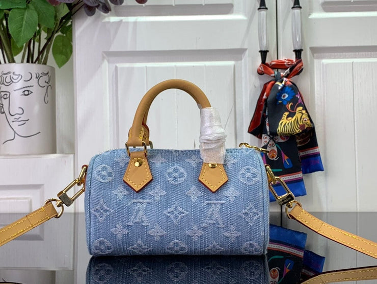 HypedEffects Louis Vuitton Denim Monogram Miniature Handbag