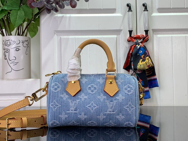 HypedEffects Louis Vuitton Denim Monogram Miniature Handbag