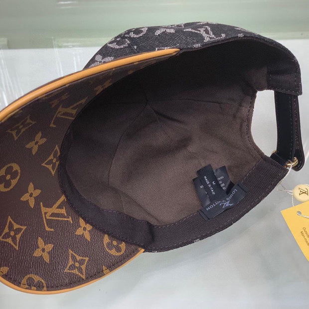 HypedEffects Louis Vuitton Elegant Black and Brown - Classic Louis Vuitton Style Cap
