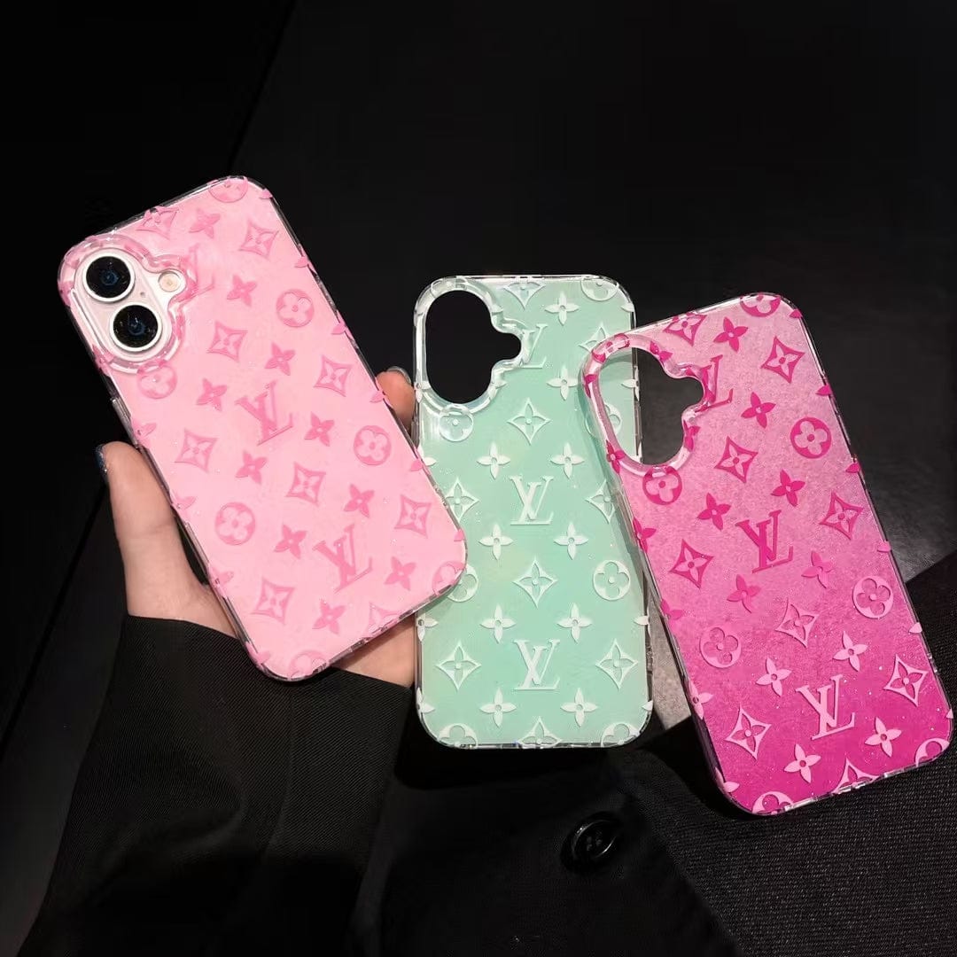 HypedEffects louis vuitton Embossed Monogram Silicone iPhone 17 Case