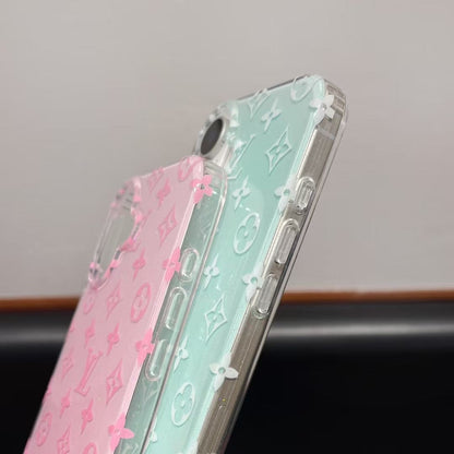 HypedEffects louis vuitton Embossed Monogram Silicone iPhone 17 Case