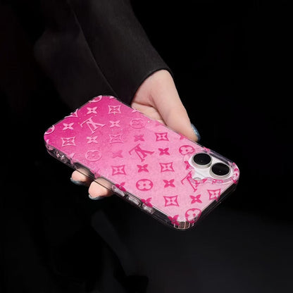 HypedEffects louis vuitton Embossed Monogram Silicone iPhone 17 Case