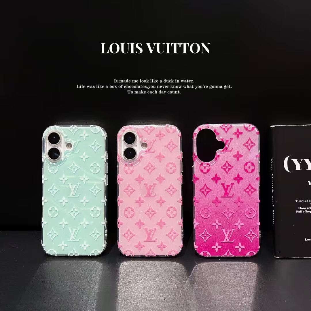 HypedEffects louis vuitton Embossed Monogram Silicone iPhone 17 Case