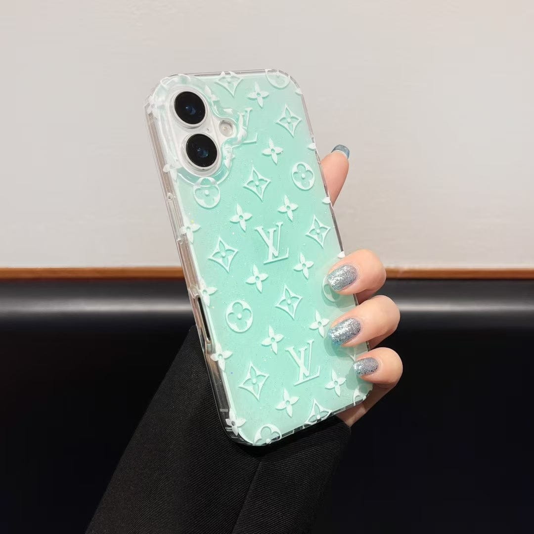 HypedEffects louis vuitton Embossed Monogram Silicone iPhone 17 Case
