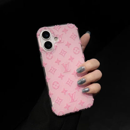 HypedEffects louis vuitton Embossed Monogram Silicone iPhone 17 Case
