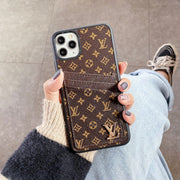 HypedEffects Louis Vuitton & Gucci iPhone Case Collection - Famous Patterns with Integrated Wallet