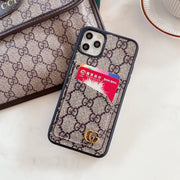 HypedEffects Louis Vuitton & Gucci iPhone Case Collection - Famous Patterns with Integrated Wallet