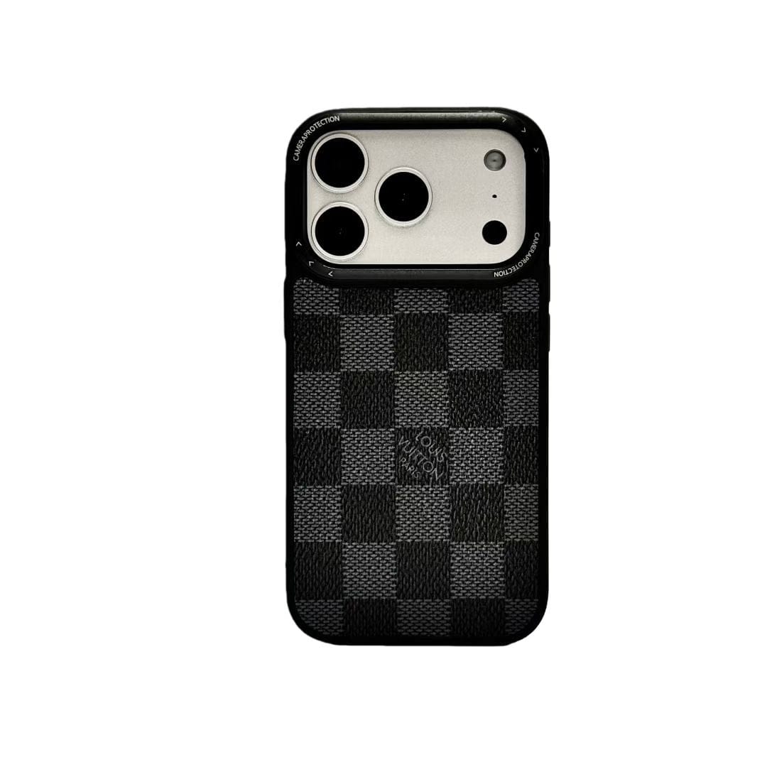 HypedEffects louis vuitton Iconic Monogram and Damier Case Luxury Edition for iPhone 14 to 17 Pro Max
