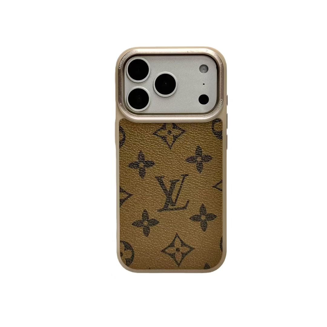 HypedEffects louis vuitton Iconic Monogram and Damier Case Luxury Edition for iPhone 14 to 17 Pro Max