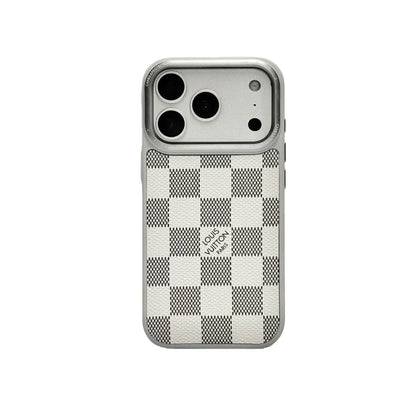 HypedEffects louis vuitton Iconic Monogram and Damier Case Luxury Edition for iPhone 14 to 17 Pro Max